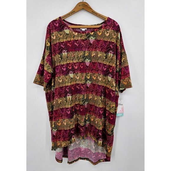 New Lularoe Disney Irma Tunic Top Womens XL Maleficent Villain TShirt - Picture 1 of 5